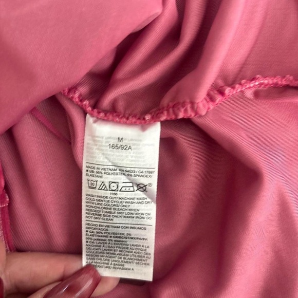 Old Navy Rich Pink Satin Top - Picture 5 of 5